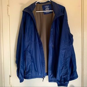 L.L.Bean XL reg. Zipped wind breaker.